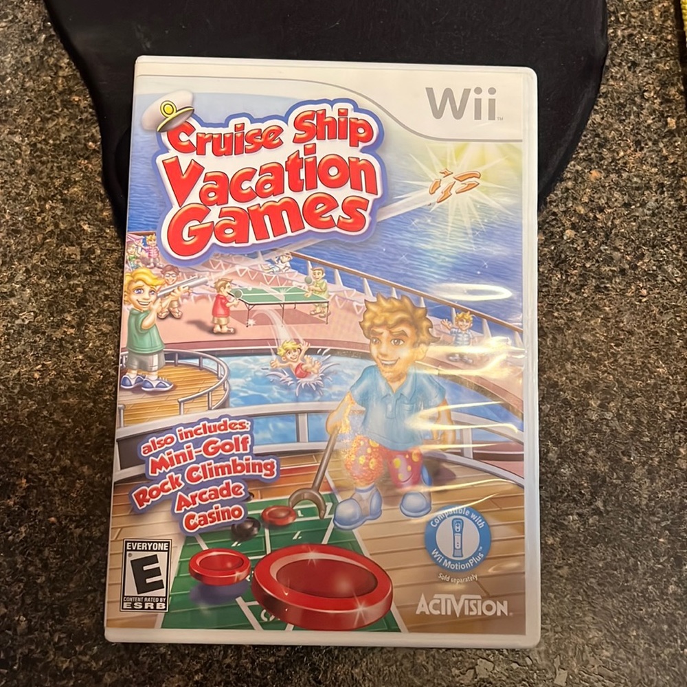 Nintendo Wii Cruise ship Vacation Games, Fun for all Video Game